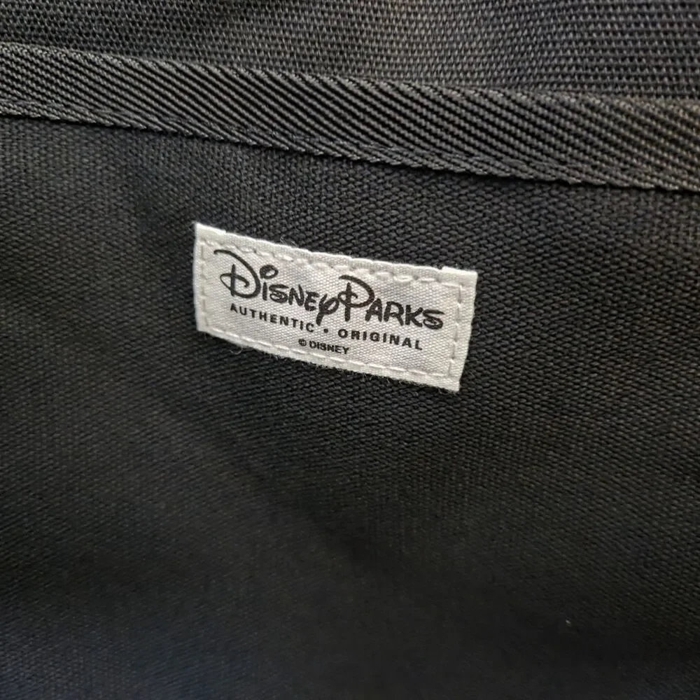 NWT Disney Parks Big Face Tote Bag Mickey Mouse Christmas Santa Collector Canvas